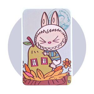 Labubu Anime Art Trading Card (KK105): Elf Monster Troll with Pear